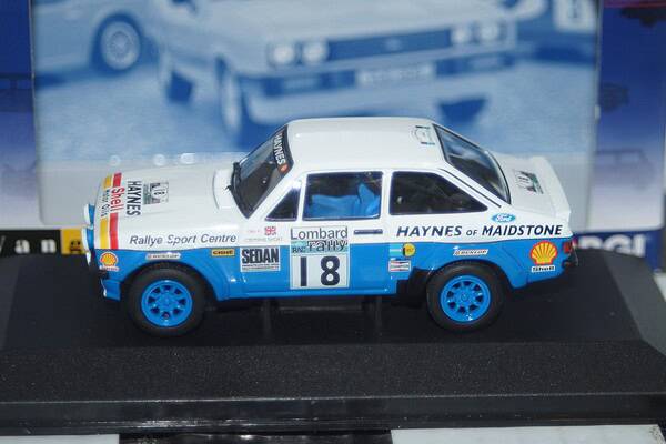 Corgi vanguards ford escort mk2 rs1800 1979 lombard rally va12610 1:43