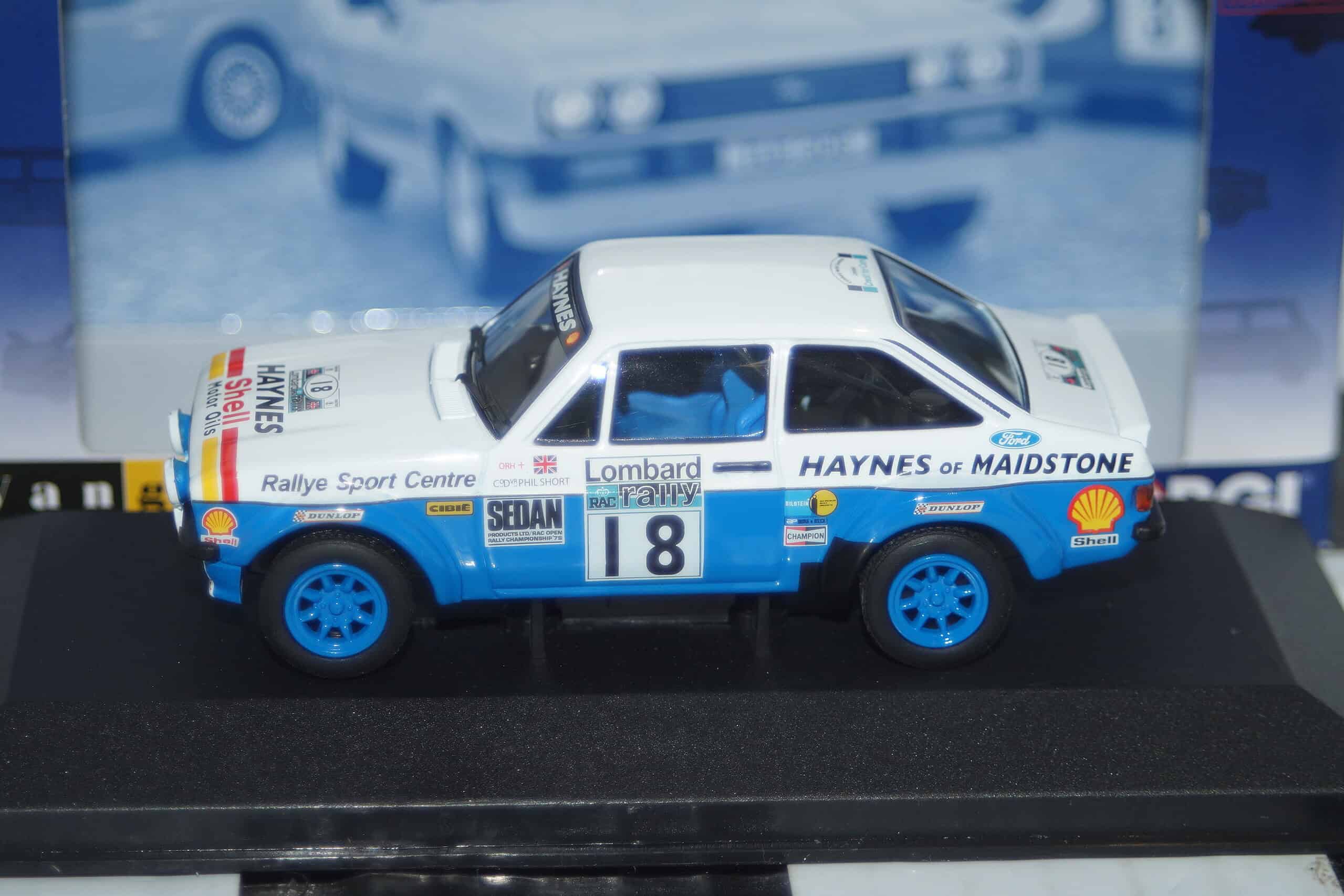 Corgi vanguards ford escort mk2 rs1800 1979 lombard rally va12610 1:43
