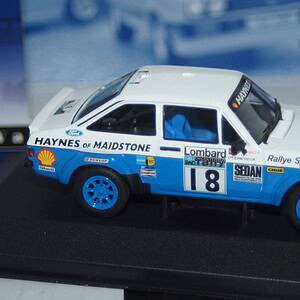 Corgi vanguards ford escort mk2 rs1800 1979 lombard rally va12610 1:43