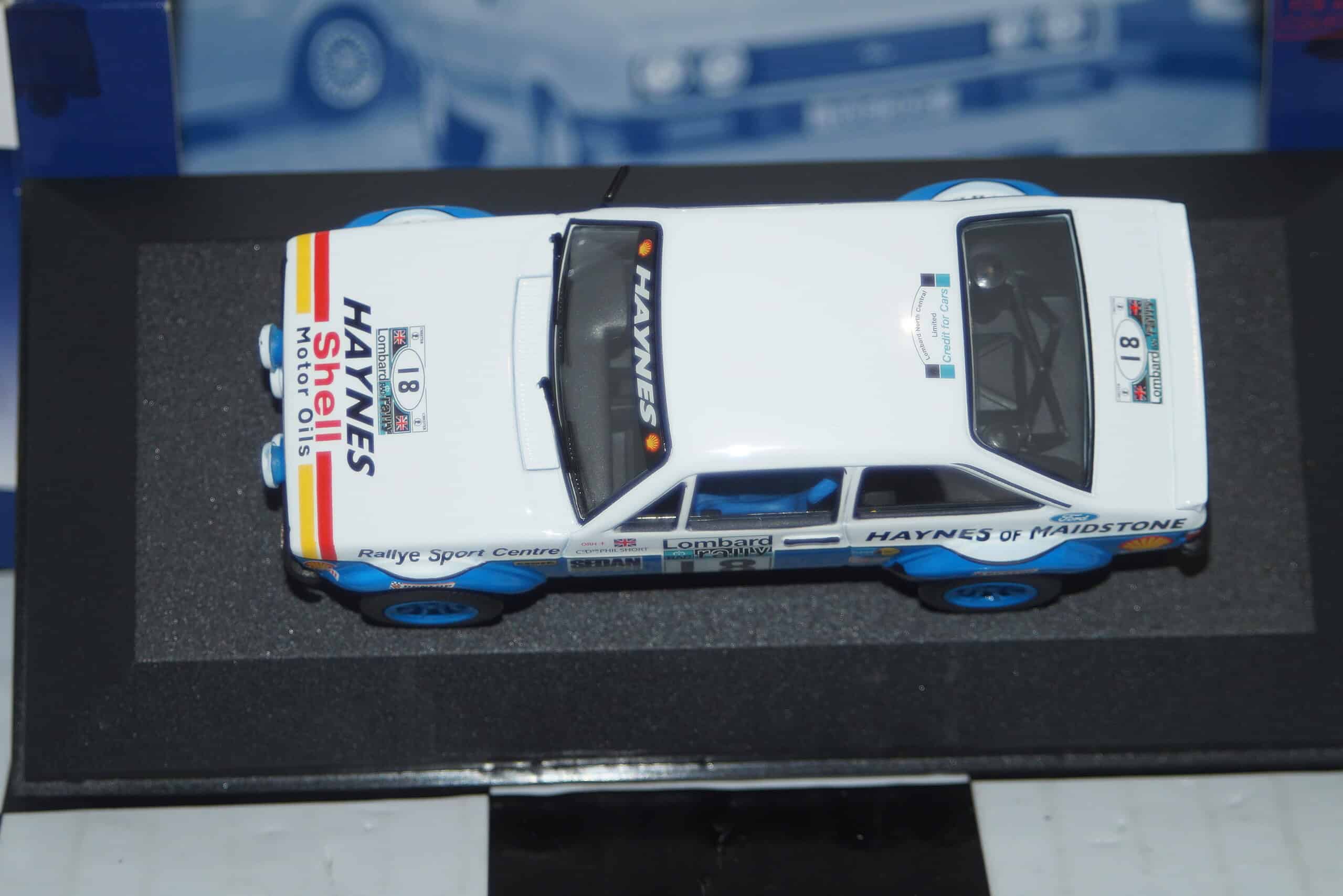 Corgi vanguards ford escort mk2 rs1800 1979 lombard rally va12610 1:43