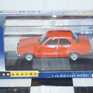 Corgi vanguards ford escort mk1 mexico red ref  va09523 1:43