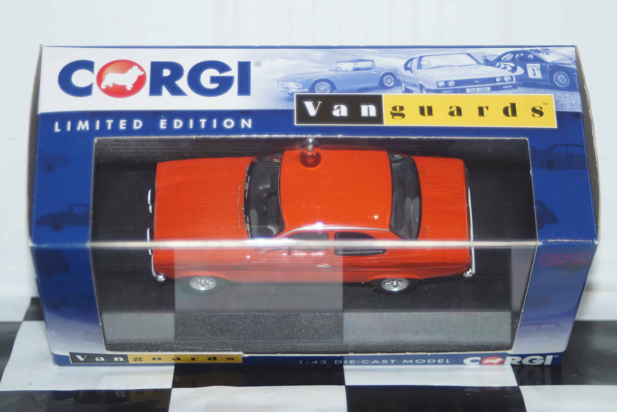 Corgi vanguards ford escort mk1 mexico red ref  va09523 1:43