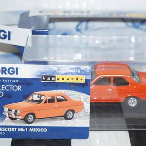Corgi vanguards ford escort mk1 mexico red ref  va09523 1:43