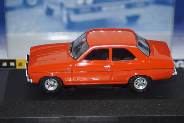 Corgi vanguards ford escort mk1 mexico red ref  va09523 1:43