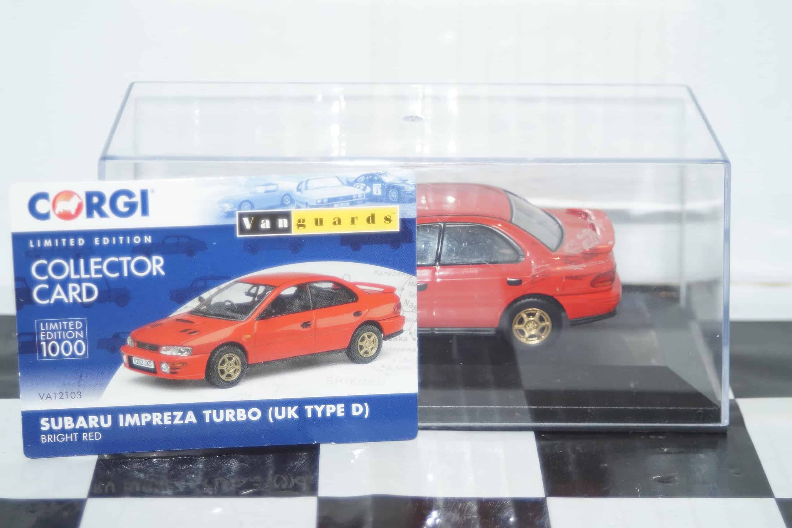 Vanguards subaru impreza turbo (uk ty va1213 1:43 scale