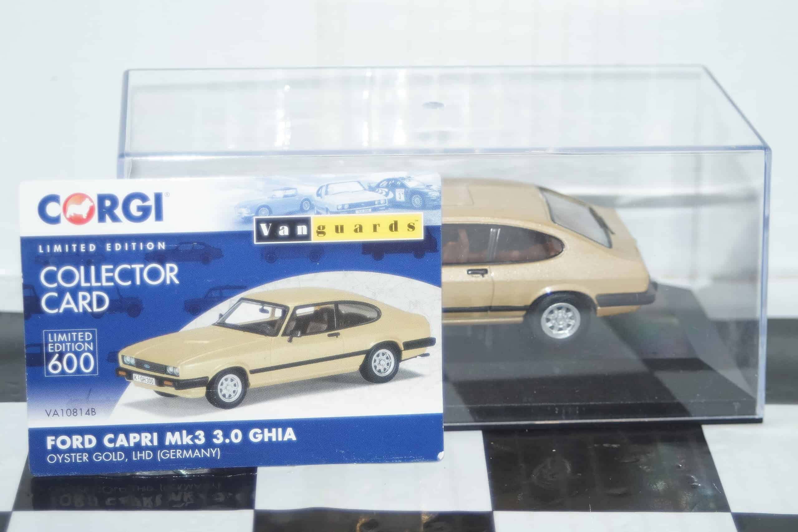 Vanguards ford capri mk3 3.0 ghia oyster gold 1/43 va10814b
