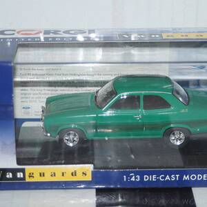 Corgi vanguards ford escort mk1 rs2000 modena green ref va09522 1:43