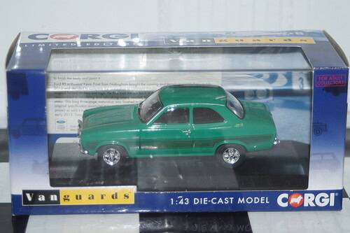 Corgi vanguards ford escort mk1 rs2000 modena green ref  va09522 1:43