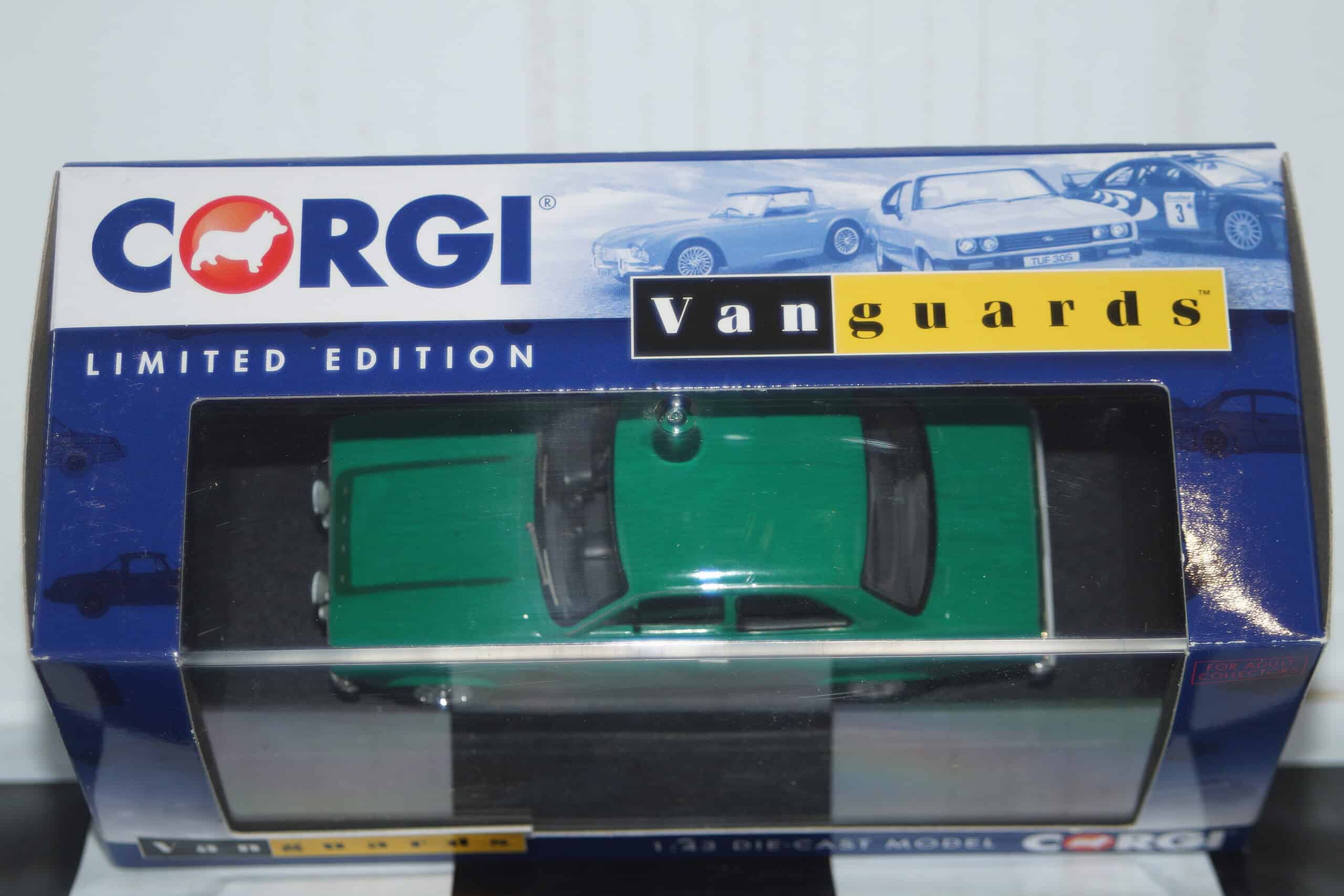 Corgi vanguards ford escort mk1 rs2000 modena green ref va09522 1:43