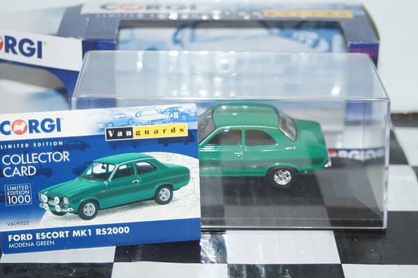 Corgi vanguards ford escort mk1 rs2000 modena green ref va09522 1:43
