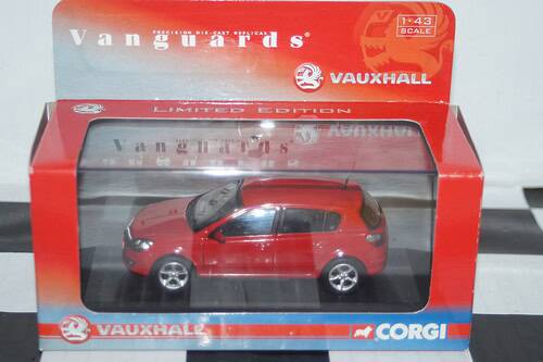 Vanguards vauxhall astra flame red va09402 1:43 scale