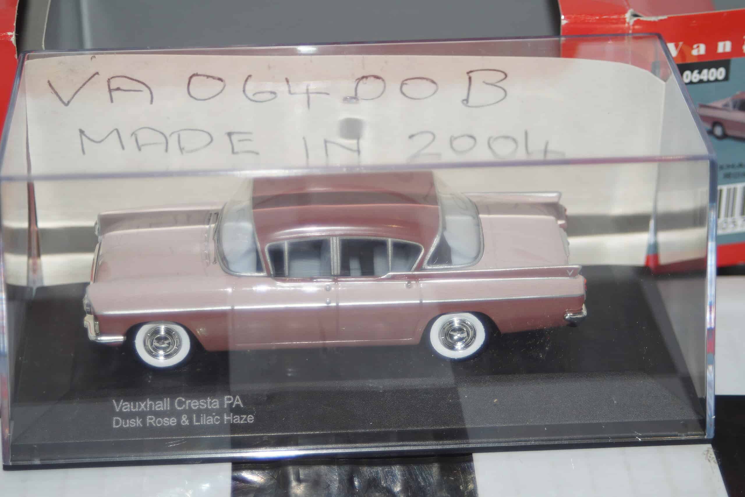 Vanguards vauxhall cresta pa dusk rose, edition 2 va06400 1:43 scale