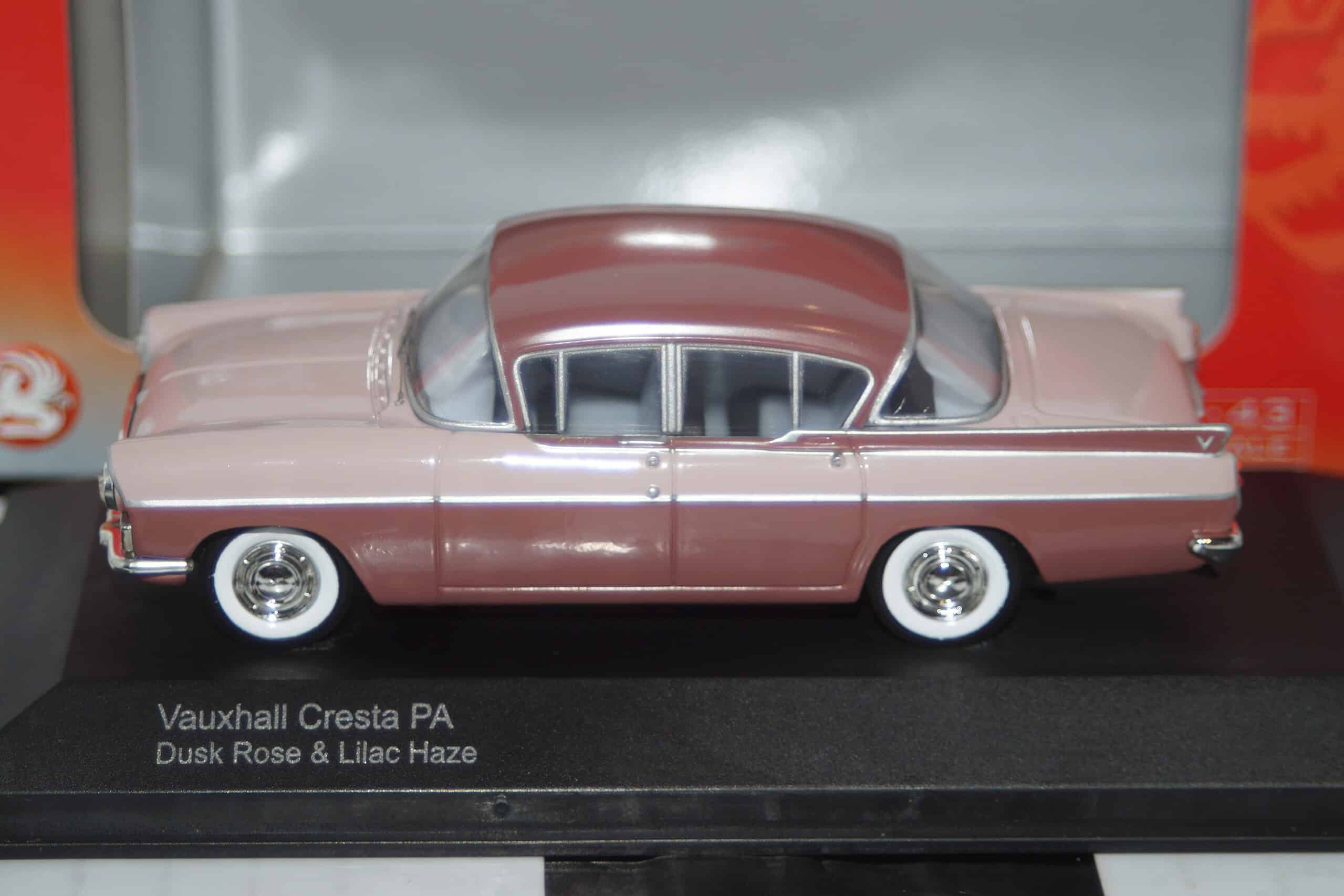 Vanguards vauxhall cresta pa dusk rose, edition 2 va06400 1:43 scale