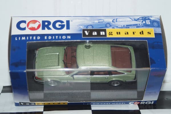 Corgi vanguards rover sd1 3500 v8 vp green va09012 1:43