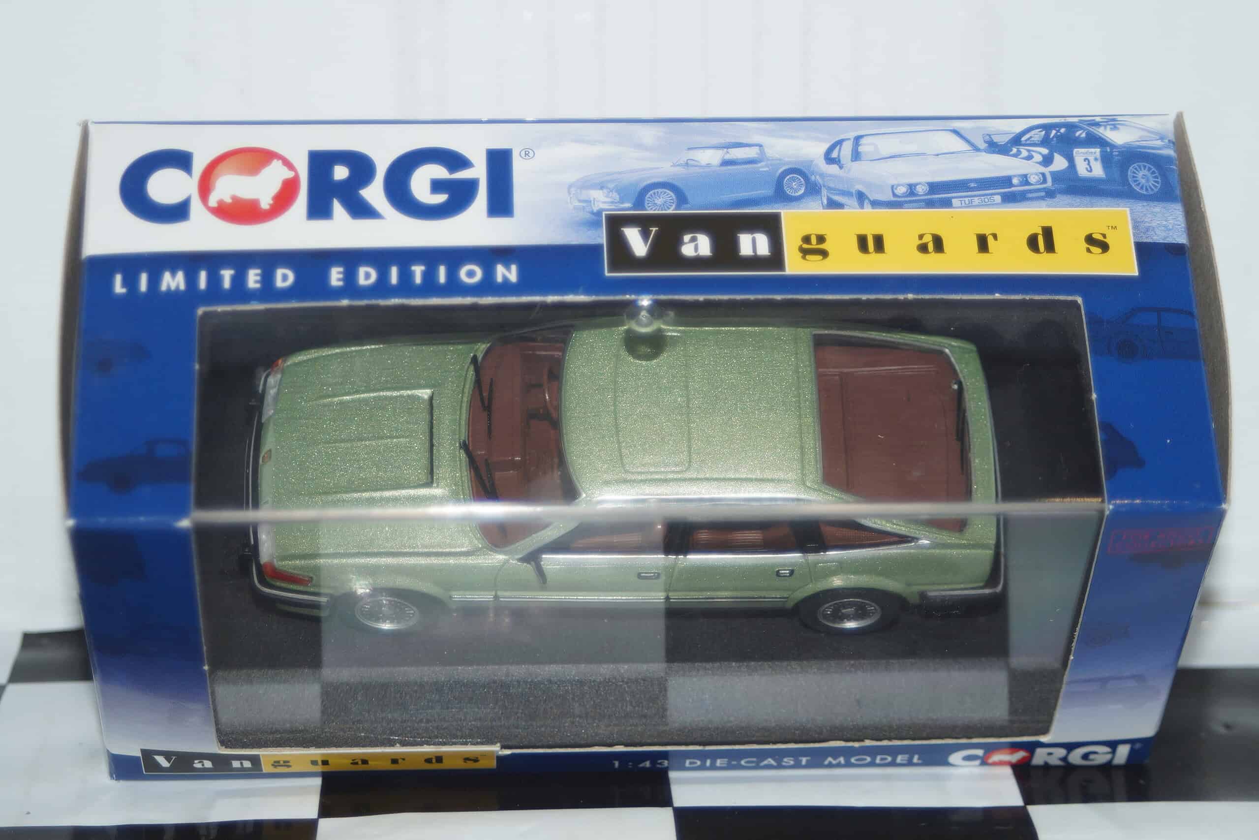 Corgi vanguards rover sd1 3500 v8 vp green va09012 1:43