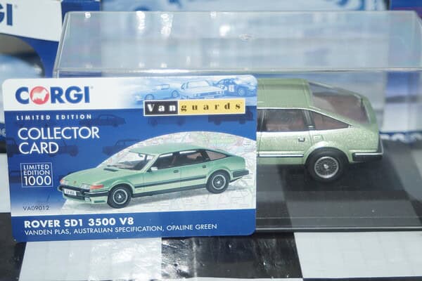 Corgi vanguards rover sd1 3500 v8 vp green va09012 1:43