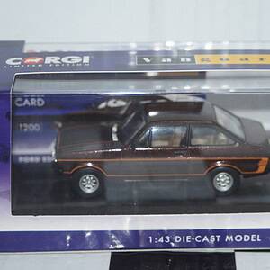Corgi vanguards ford escort mk2 1600 sport ref va12622 1:43