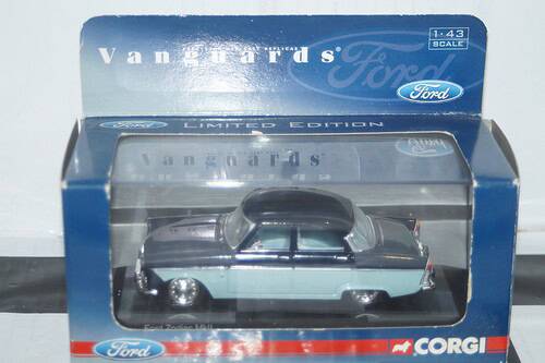 Corgi vanguards ford zodiac mk2 blue ref  va06104 1:43