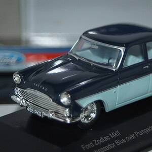 Corgi vanguards ford zodiac mk2 blue ref va06104 1:43