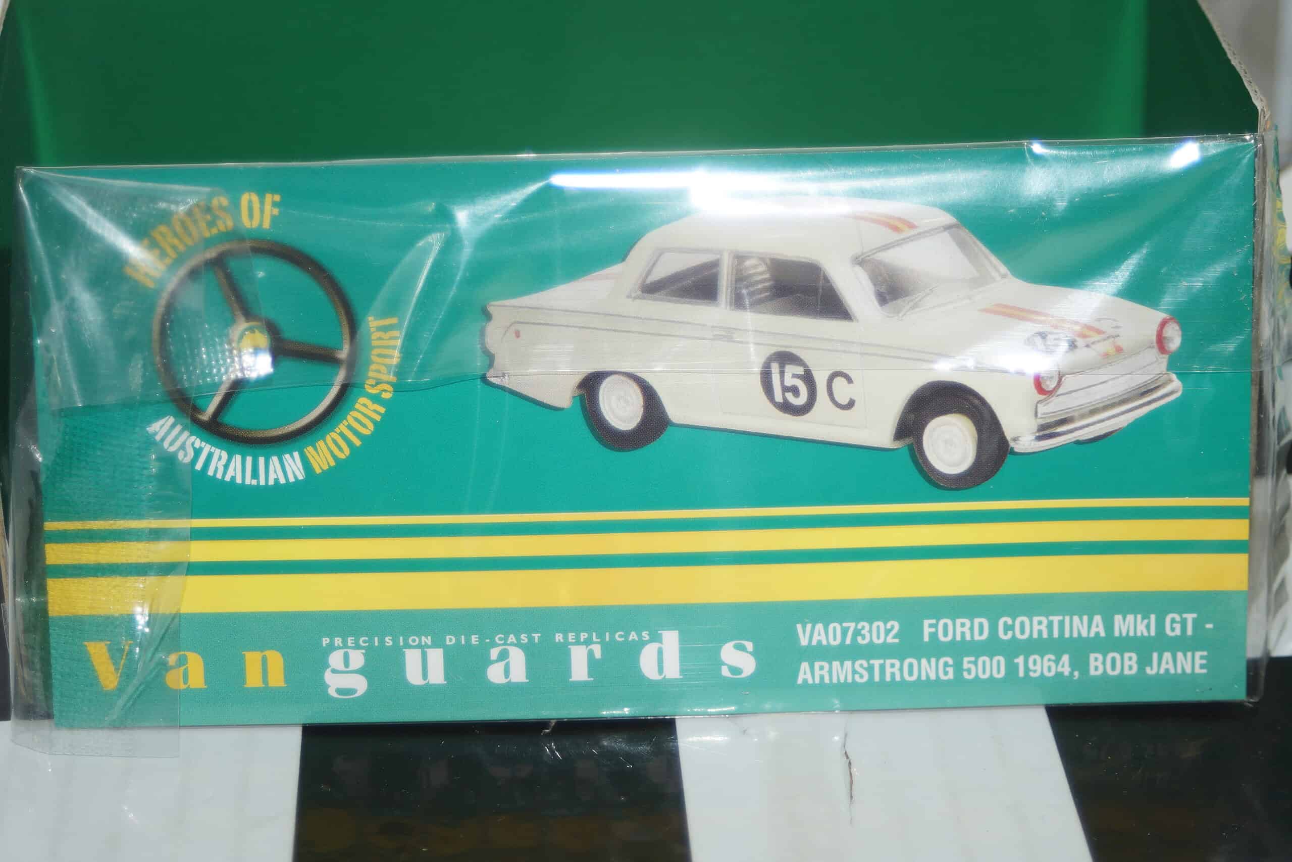 Vanguards ford cortina mk1 gt armstrong 500 ref va07302 1:43