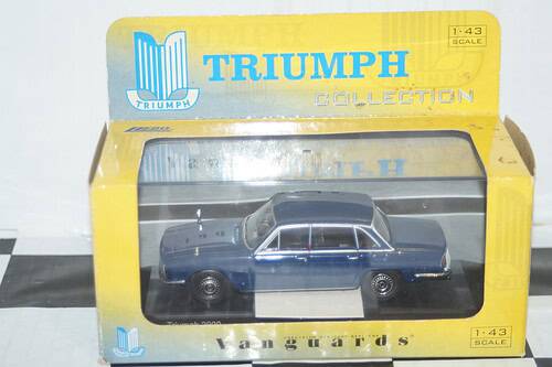 Vanguards triumph 2000 delft blue va08200 1:43 scale