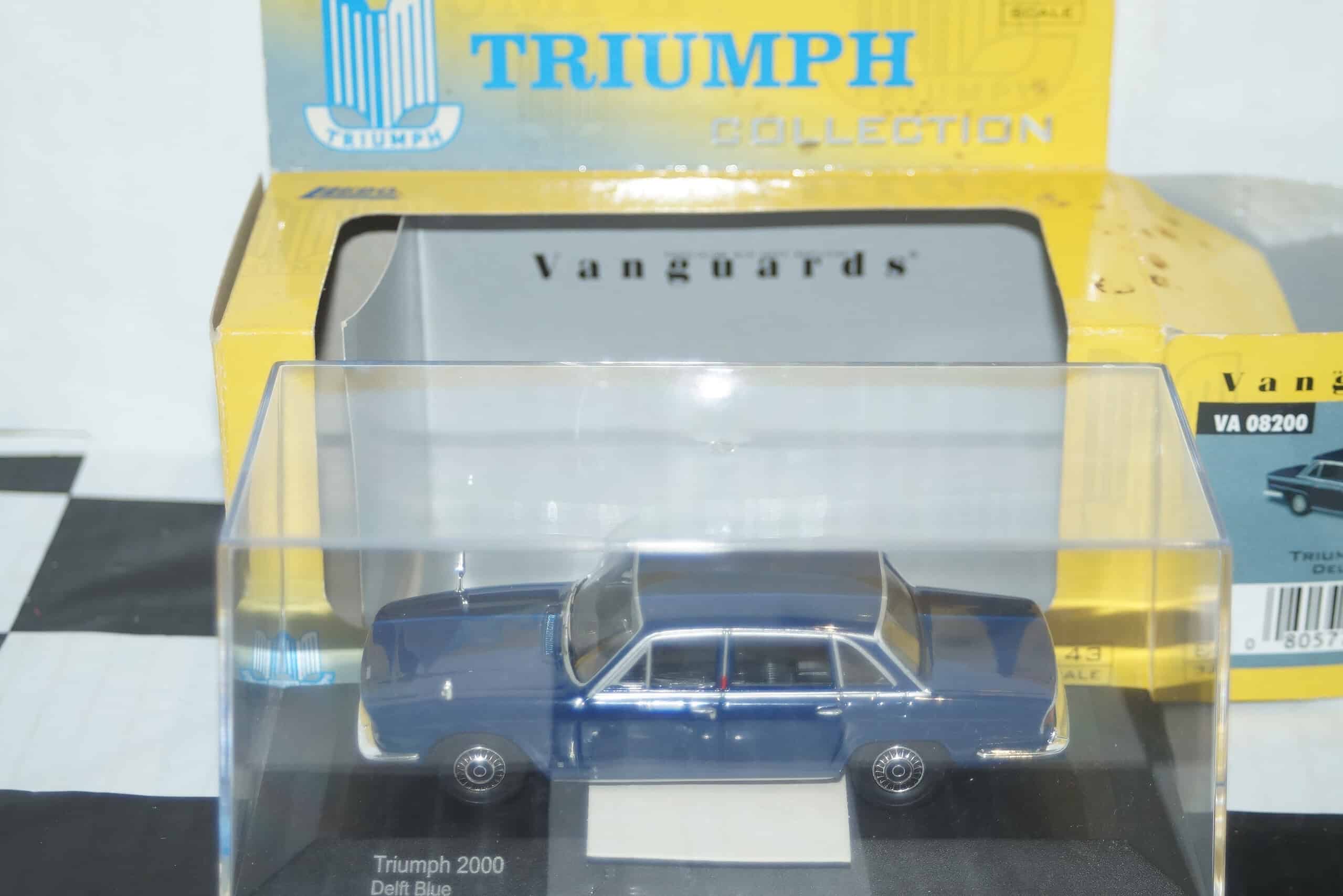 Vanguards triumph 2000 delft blue va08200 1:43 scale
