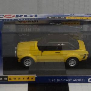 Corgi vanguards ford escort mk2 rs mexico signal yellow ref va12612 1:43