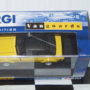 Corgi vanguards ford escort mk2 rs mexico signal yellow ref va12612 1:43
