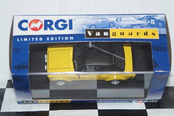 Corgi vanguards ford escort mk2 rs mexico signal yellow ref va12612 1:43