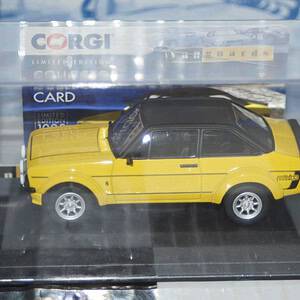 Corgi vanguards ford escort mk2 rs mexico signal yellow ref va12612 1:43