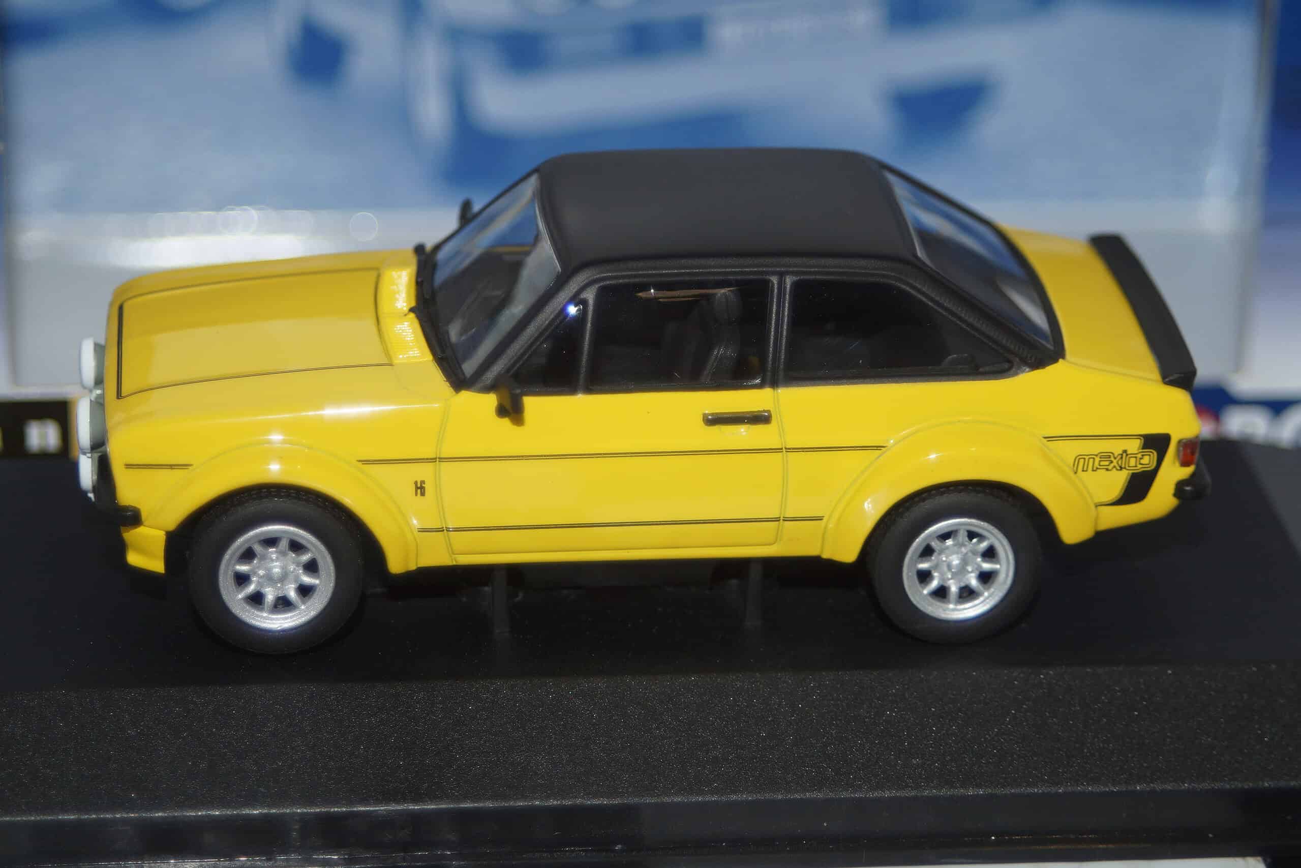 Corgi vanguards ford escort mk2 rs mexico signal yellow ref va12612 1:43
