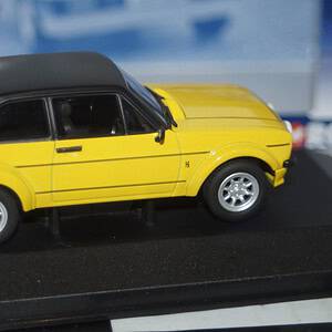 Corgi vanguards ford escort mk2 rs mexico signal yellow ref va12612 1:43
