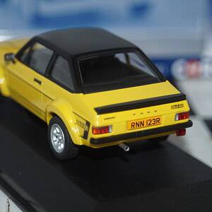 Corgi vanguards ford escort mk2 rs mexico signal yellow ref va12612 1:43