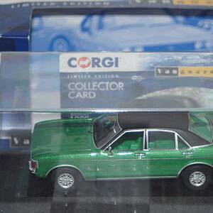 Corgi vanguards ford granada mk1 ghia jade green va05212 1:43
