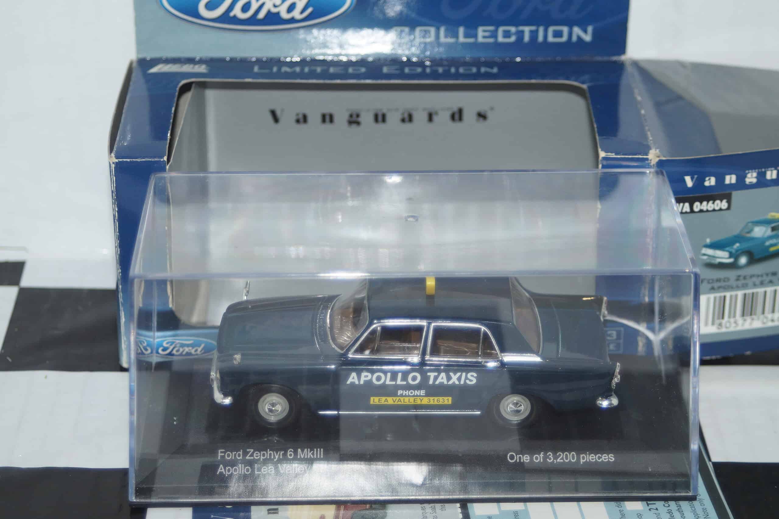 Vanguards ford zepher 6 mk3 apollo taxis ref va04606 1:43