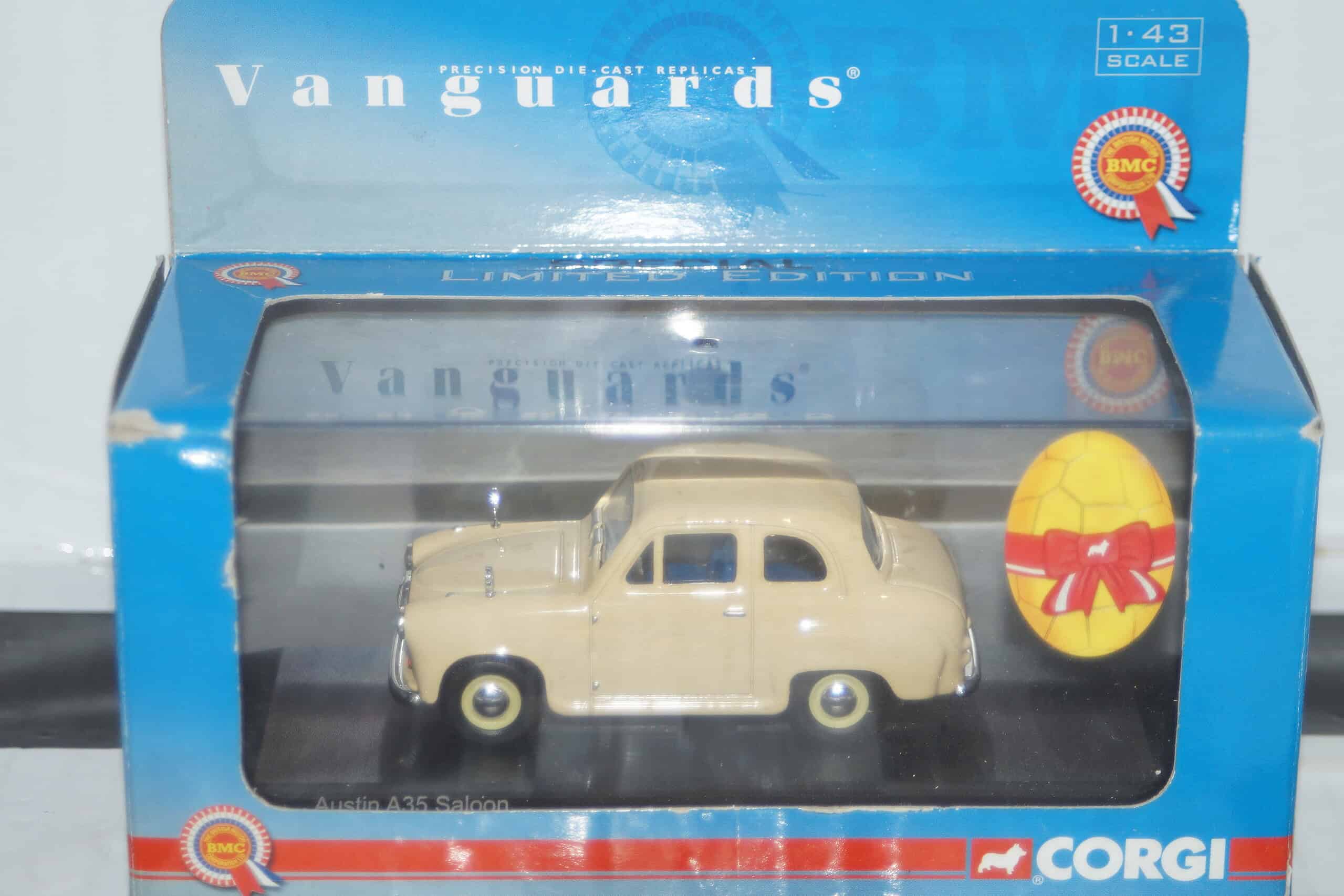 Vanguards austin a35 saloon country cream va02309e 1:43