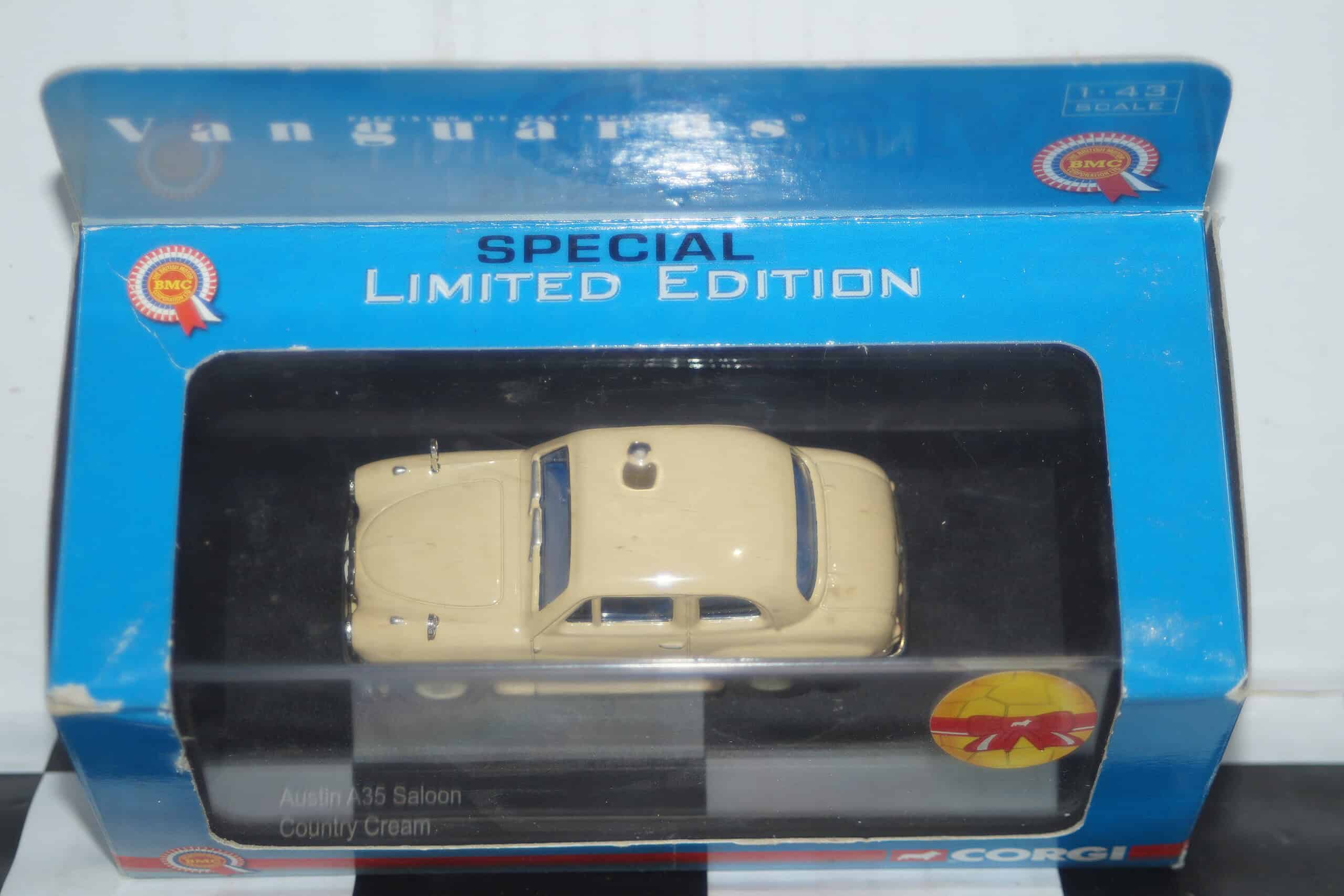 Vanguards austin a35 saloon country cream va02309e 1:43