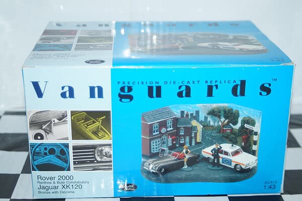 Vanguards rover 200 & jaguar xk120 ref pd1002 1:43
