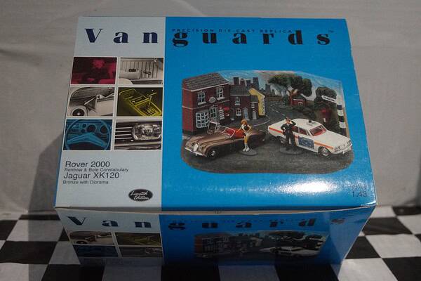 Vanguards rover 200 & jaguar xk120 ref pd1002 1:43