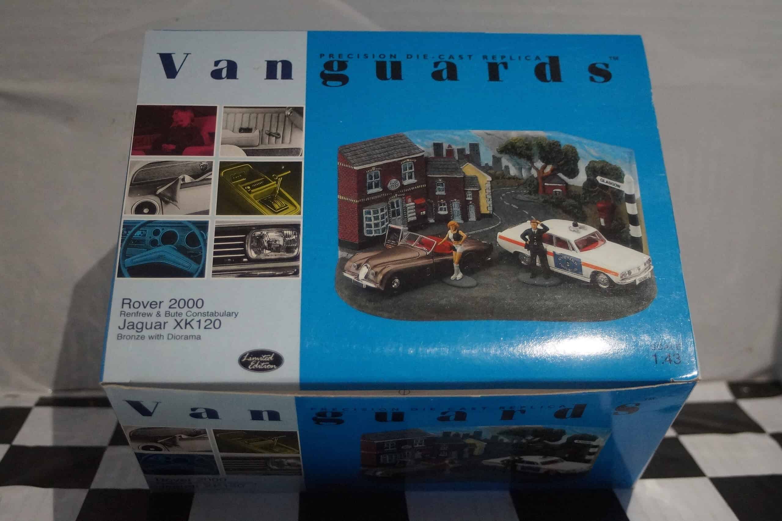 Vanguards rover 200 & jaguar xk120 ref pd1002 1:43