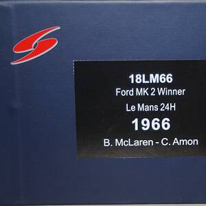 Spark ford gt 40 winner le mans 1968 18lm68 1:18 scale resin (copy)