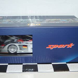 Spark audi r8 tdi winner le mans 2008 18lm00 1:18 scale resin