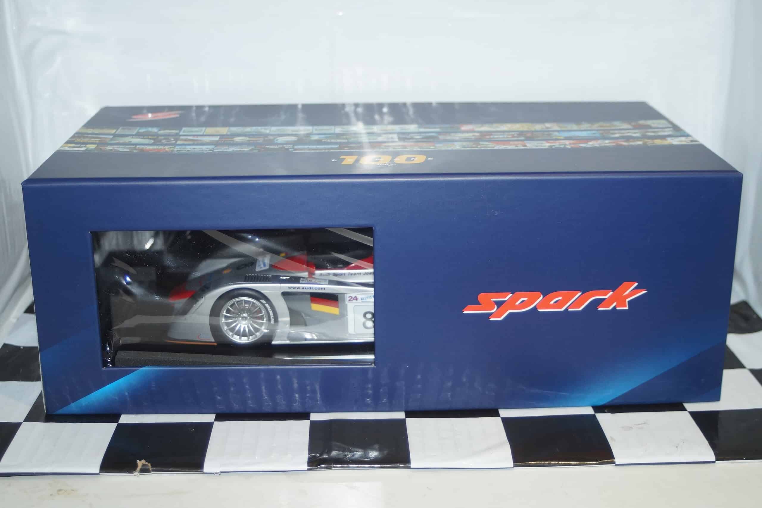 Spark audi r8 tdi winner le mans 2008 18lm00 1:18 scale resin