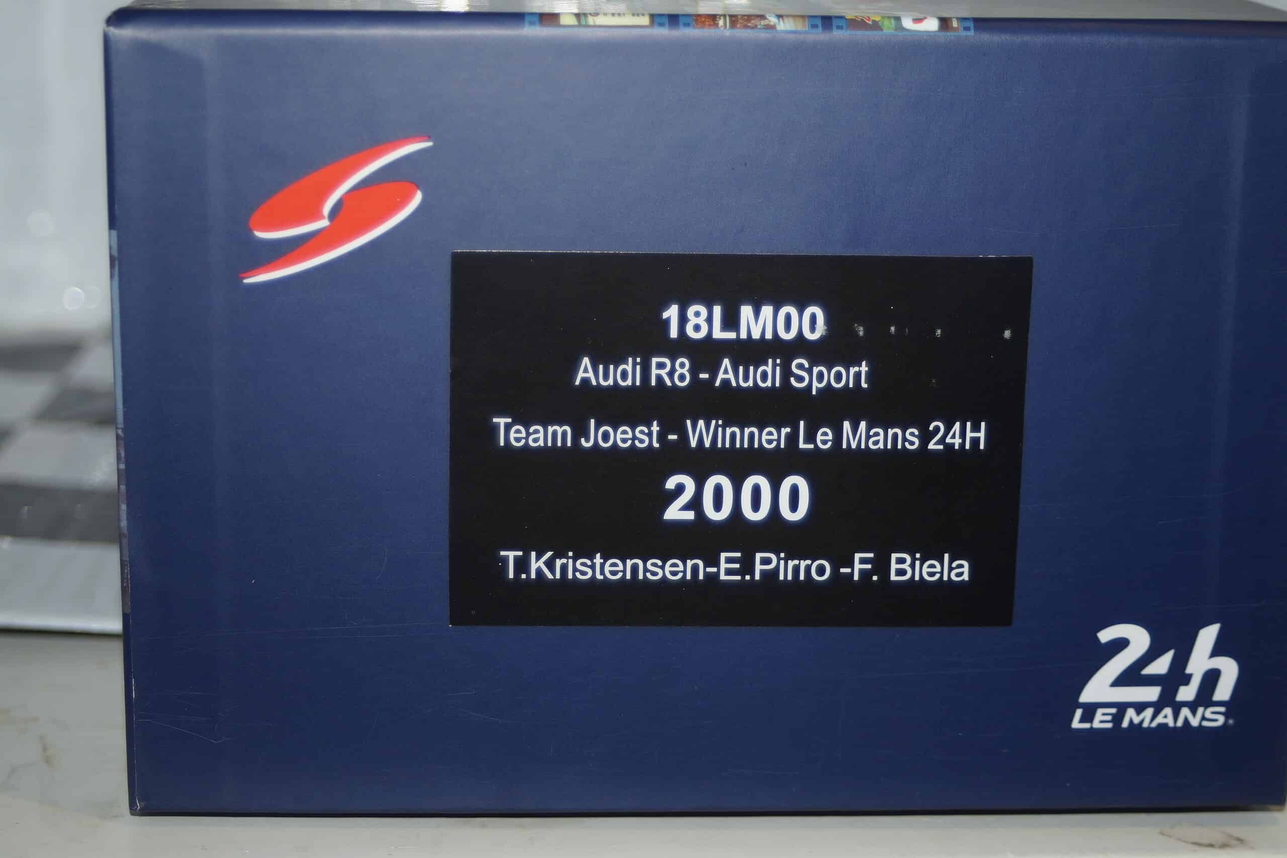 Spark audi r8 tdi winner le mans 2008 18lm00 1:18 scale resin