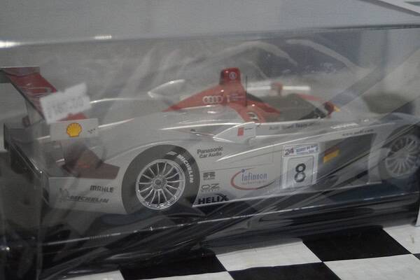 Spark audi r8 tdi winner le mans 2008 18lm00 1:18 scale resin