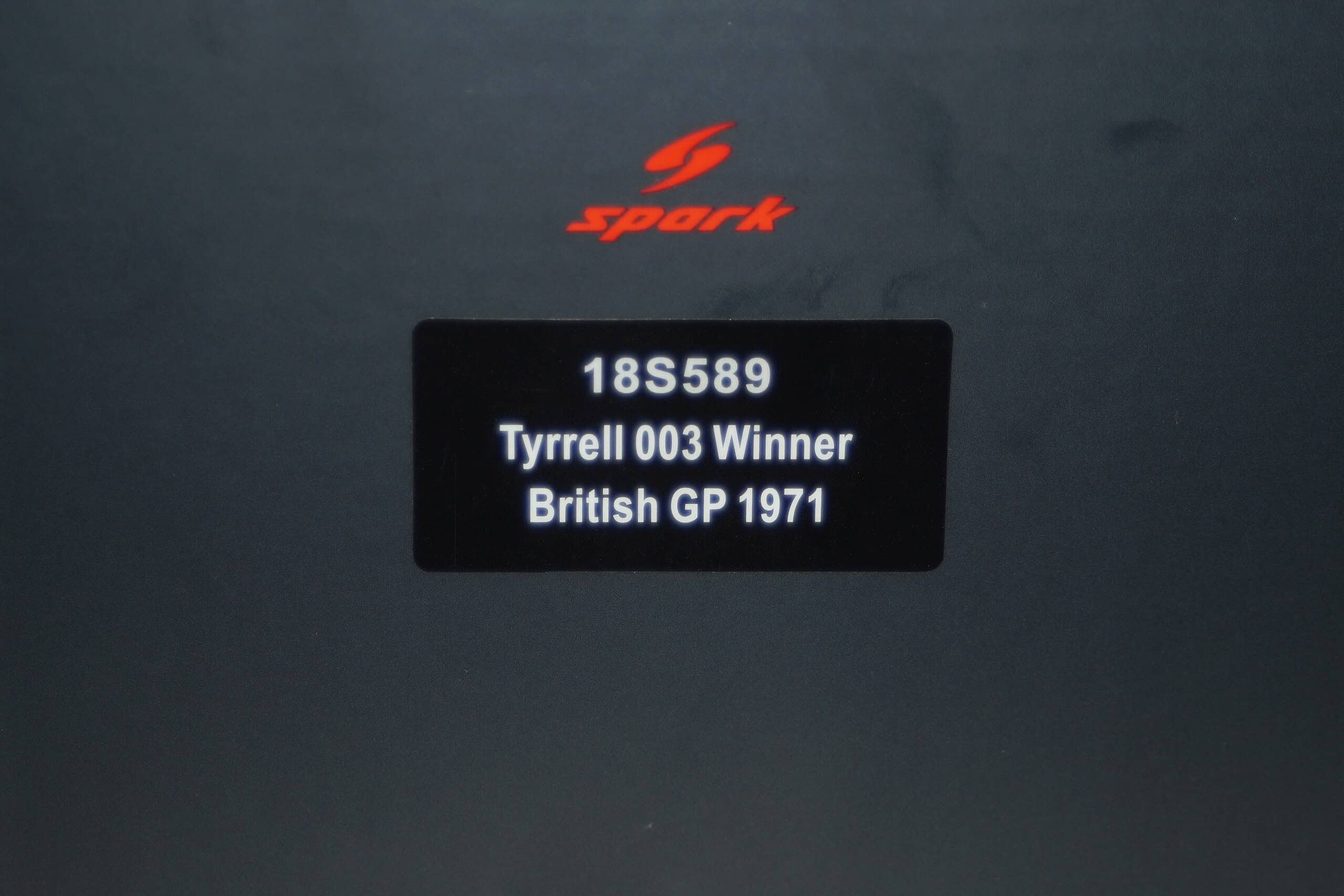Spark tyrrell 003 winner british gp 1971 jackie stewart 18s589