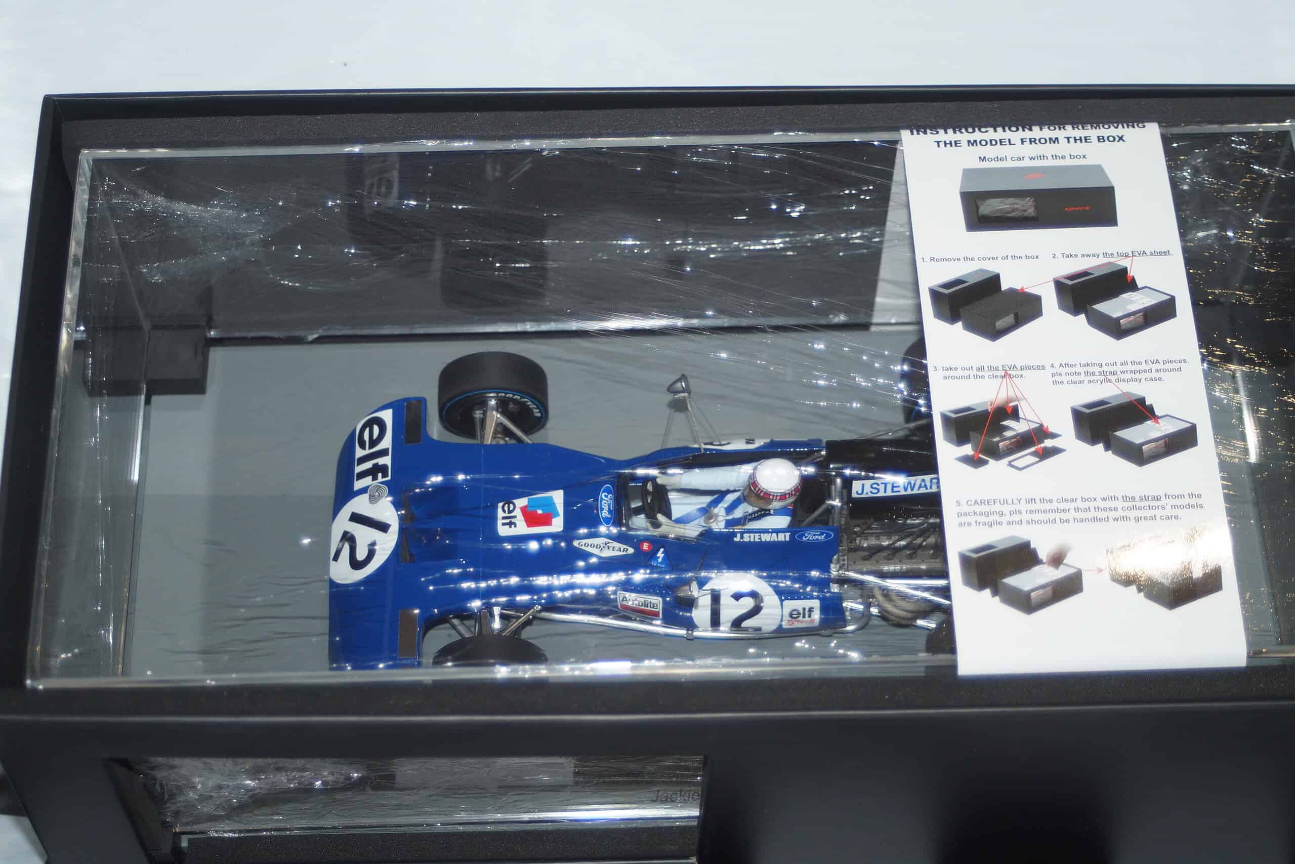 Spark tyrrell 003 winner british gp 1971 jackie stewart 18s589