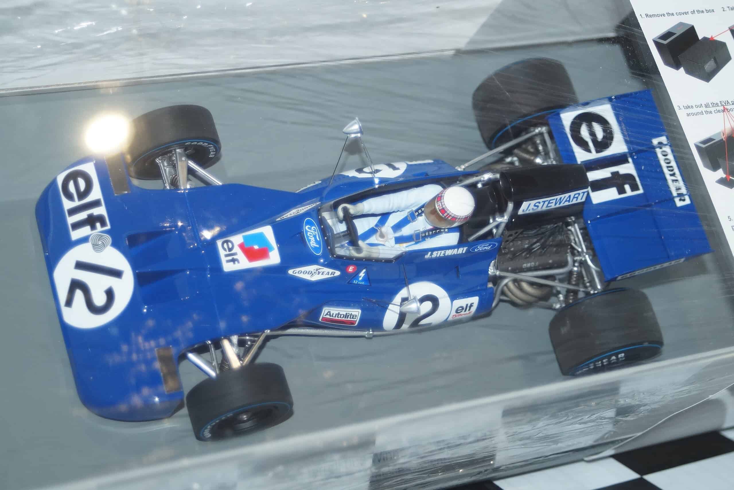 Spark tyrrell 003 winner british gp 1971 jackie stewart 18s589