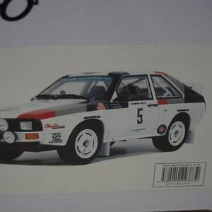 Otto audi sport quattro rally olympus 1986 #5 baffum / wilson 1:18 ot1159