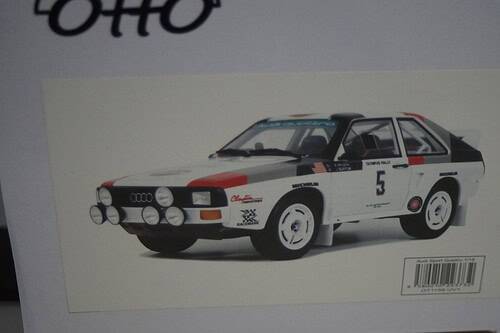 Otto audi sport quattro rally olympus 1986 #5 baffum / wilson 1:18 ot1159